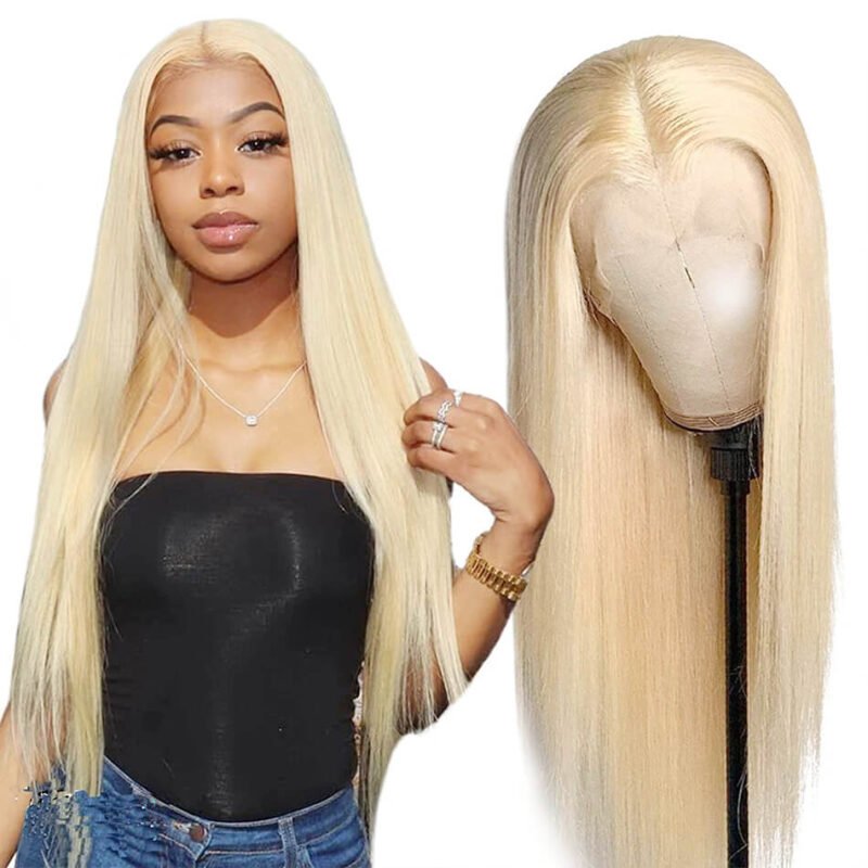 613 blonde lace front wig