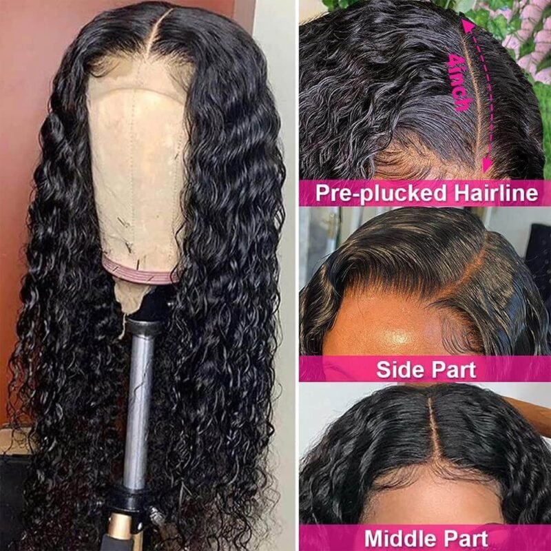 18 inch water wave wig